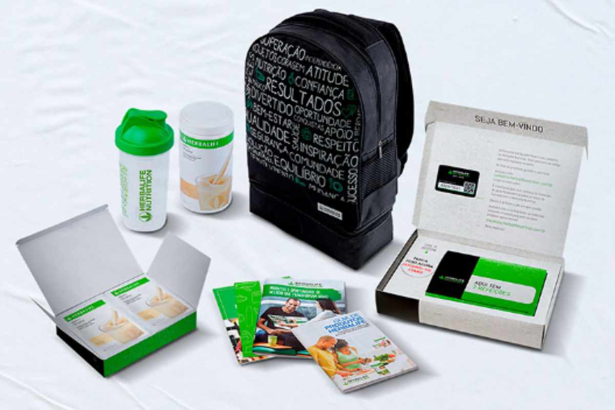 Kit que você adquire depois que aprendeu como ser um Consultor Herbalife