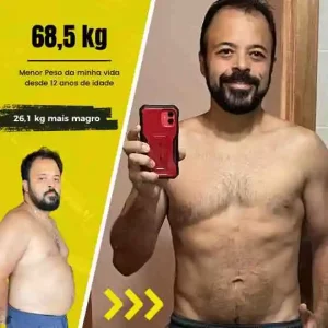 Transformação Corporal do Alcaires depois de emagrecer 26,1 kg